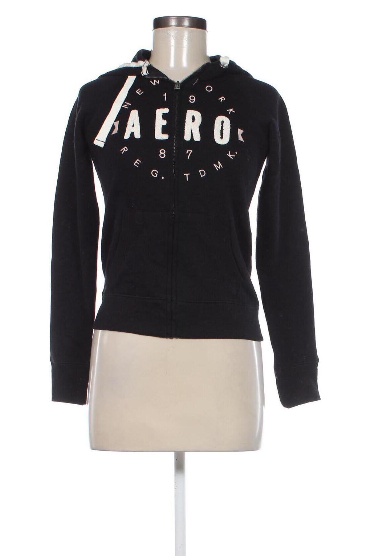 Γυναικείο φούτερ Aeropostale, Μέγεθος XS, Χρώμα Μαύρο, Τιμή 17,94 €