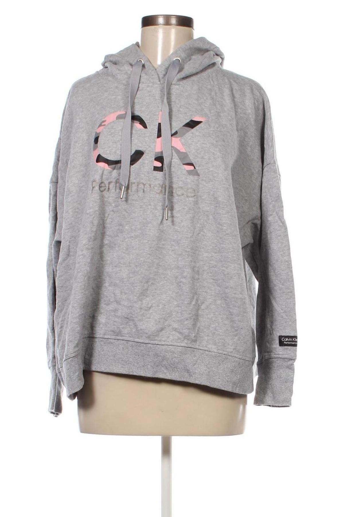 Damen Sweatshirt Calvin Klein, Größe XXL, Farbe Grau, Preis € 51,35