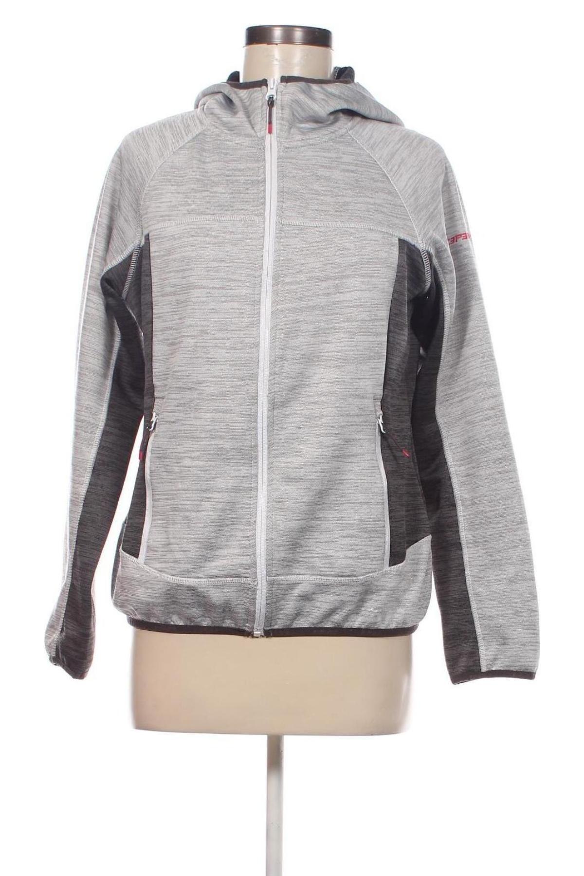 Damen Sweatshirt Icepeak, Größe M, Farbe Grau, Preis 31,73 €