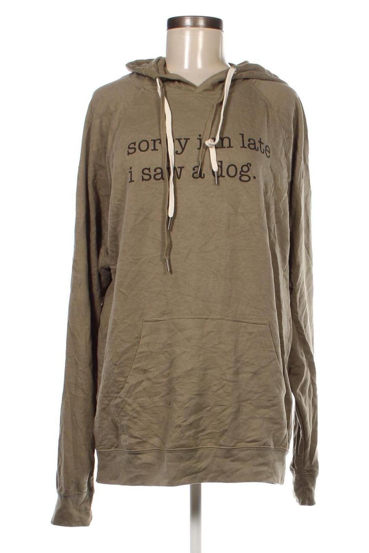 Damen Sweatshirt Independent, Größe XL, Farbe Grün, Preis 12,84 €