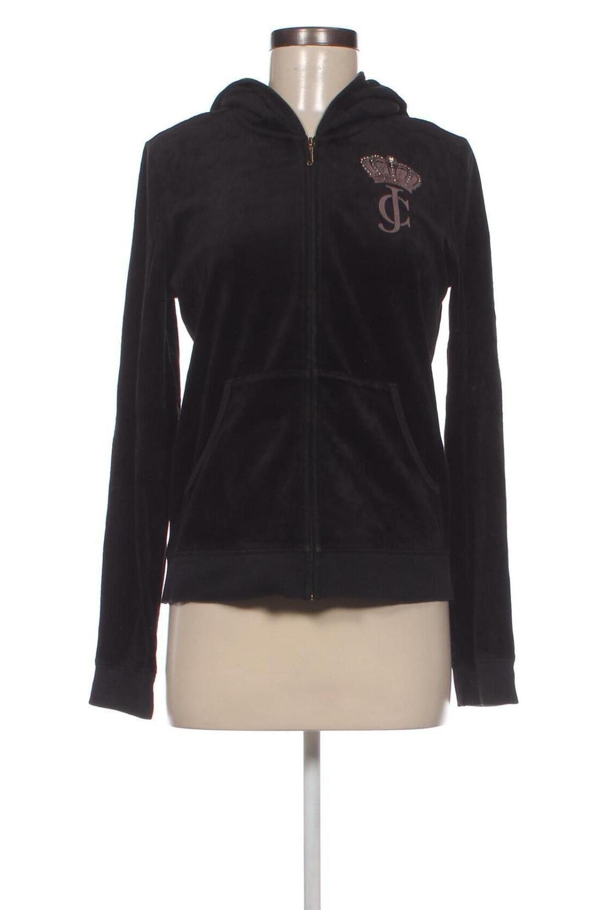 Дамски суичър Juicy Couture, Размер XL, Цвят Черен, Цена 128,25 лв.