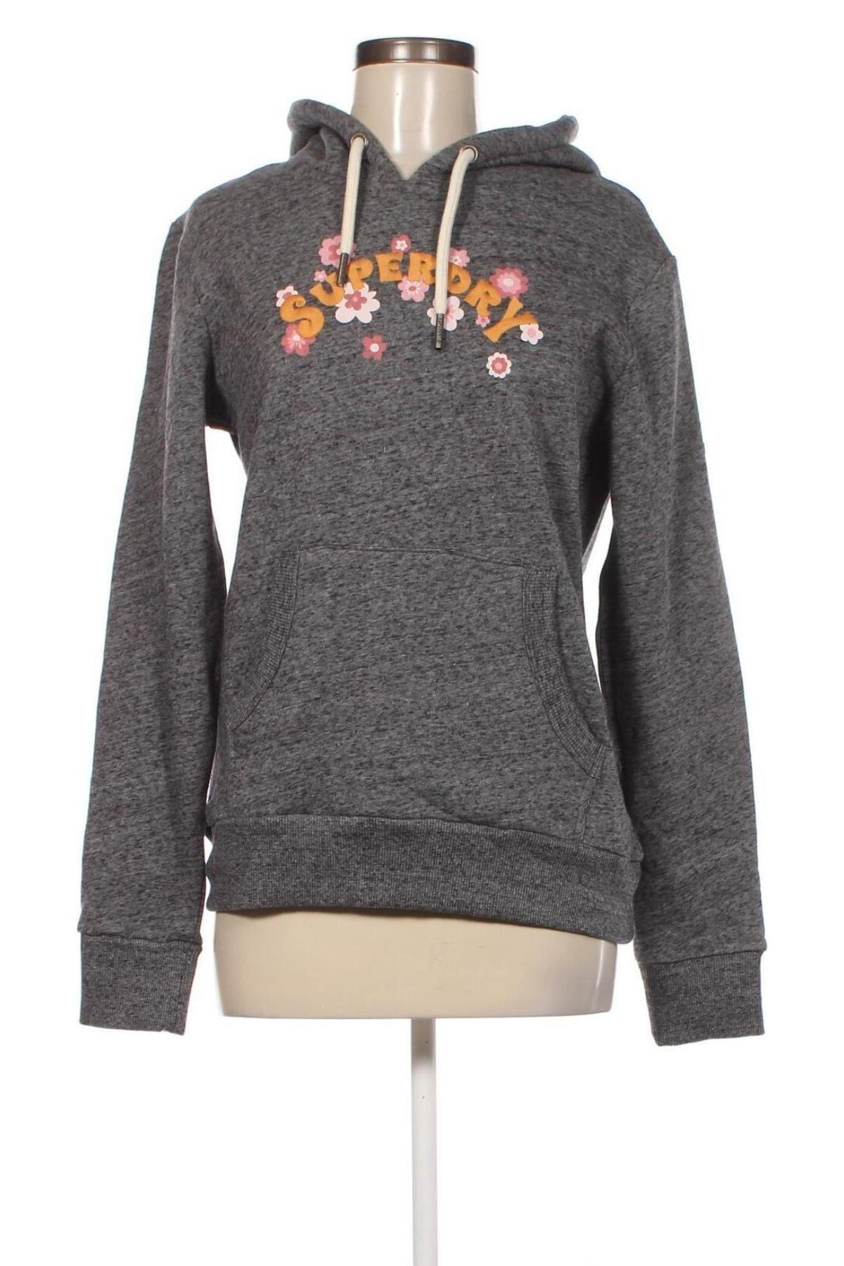 Damen Sweatshirt Superdry, Größe M, Farbe Grau, Preis 21,86 €