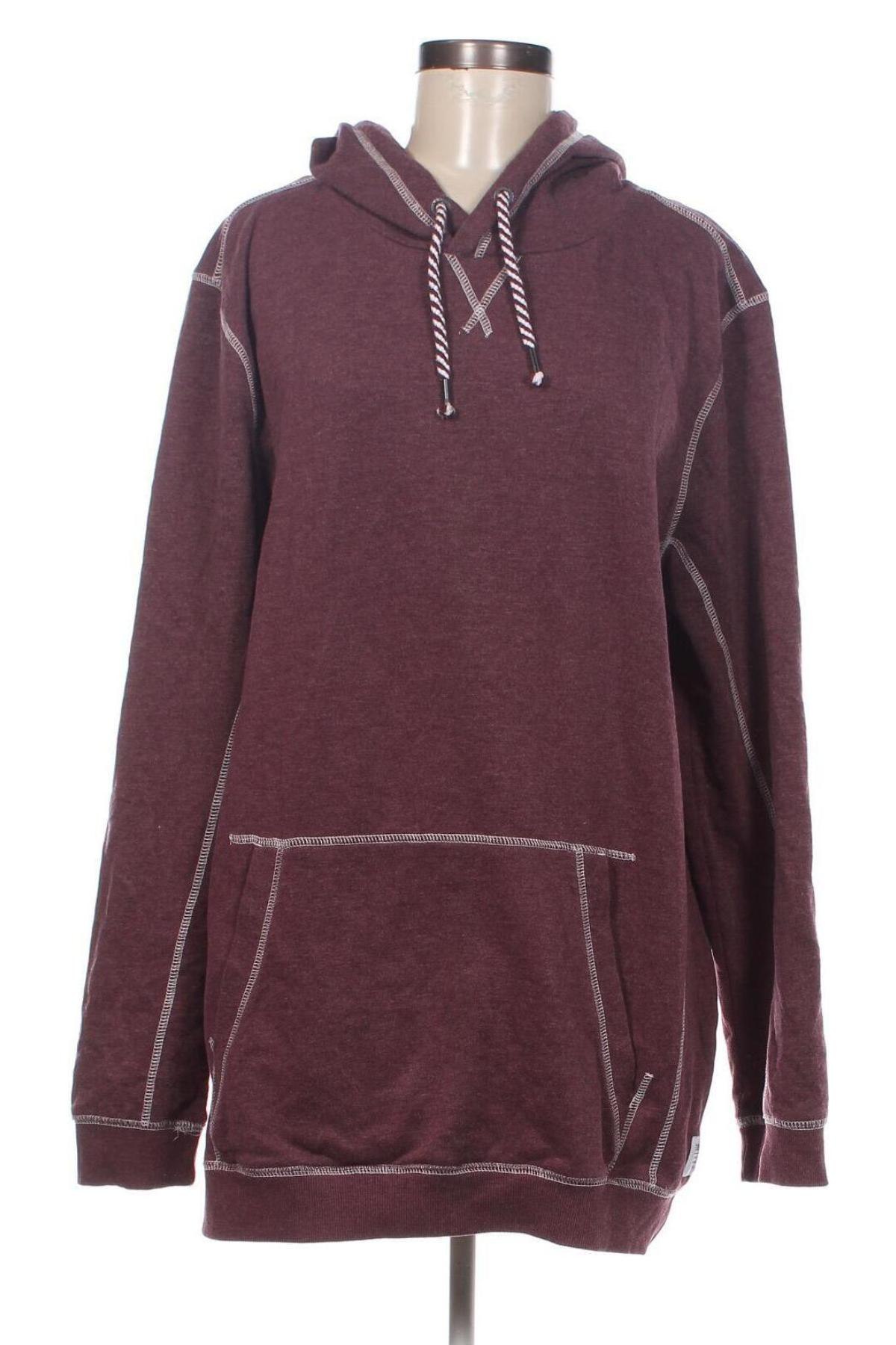 Damen Sweatshirt Tom Tailor, Größe XXL, Farbe Rot, Preis € 15,69