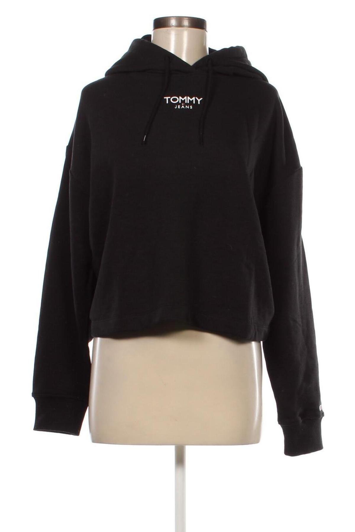 Γυναικείο φούτερ Tommy Jeans, Μέγεθος L, Χρώμα Μαύρο, Τιμή 49,62 €