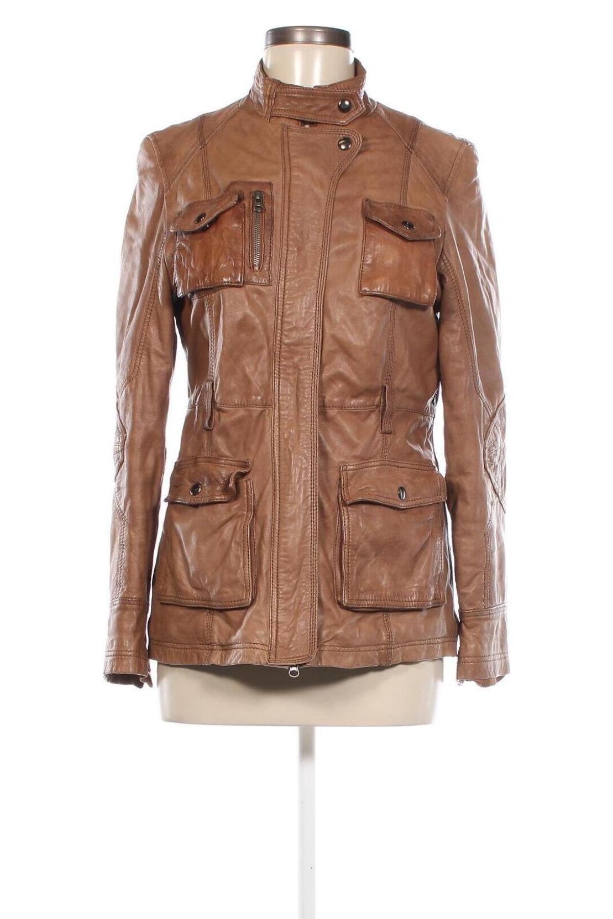 Dámska kožená bunda , Veľkosť XL, Farba Hnedá, Cena  30,34 €