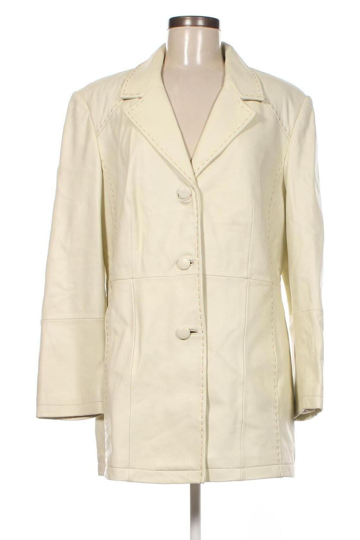 Damen Lederjacke, Größe XL, Farbe Ecru, Preis € 74,46