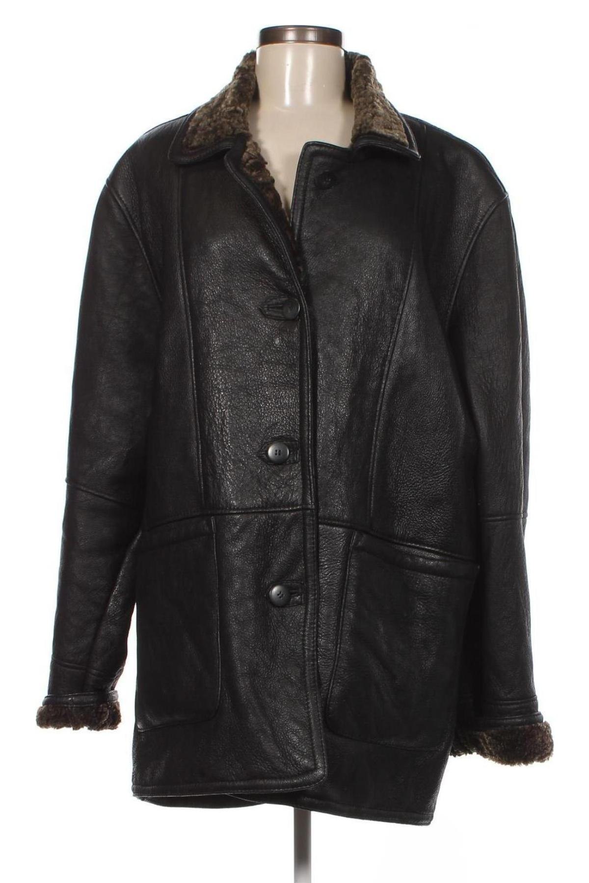 Dámská kožená bunda , Velikost M, Barva Černá, Cena  597,00 Kč