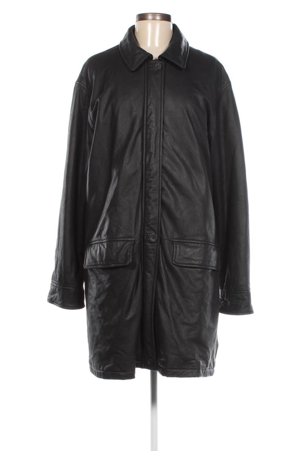 Dámska kožená bunda , Veľkosť XL, Farba Čierna, Cena  30,34 €