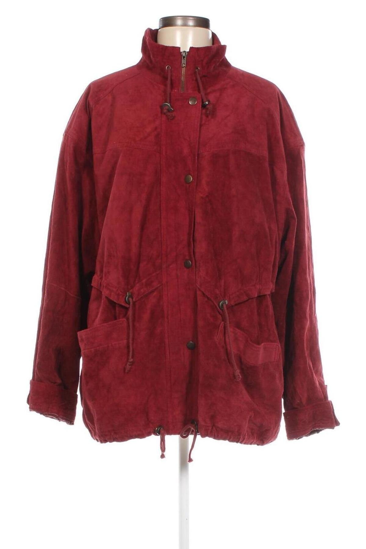 Damen Lederjacke, Größe XL, Farbe Rot, Preis € 44,68