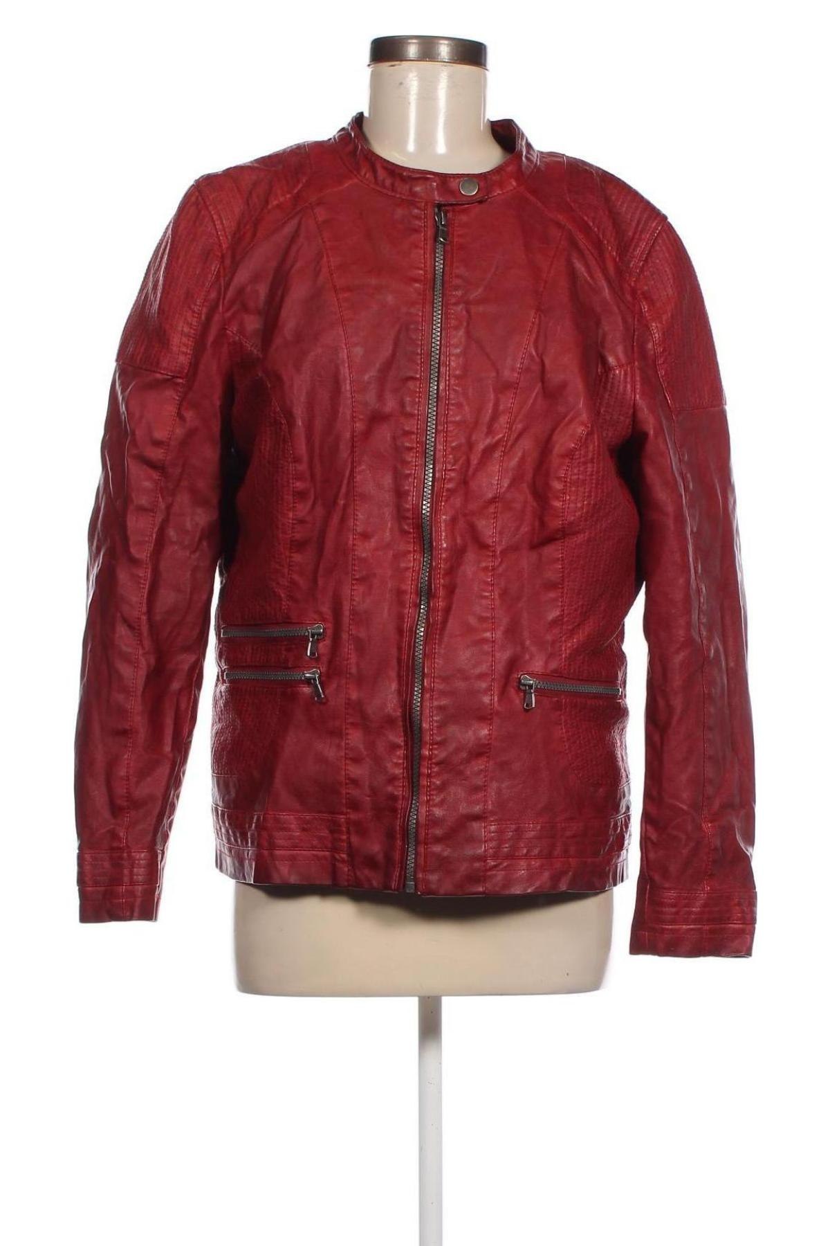 Damen Lederjacke, Größe XL, Farbe Rot, Preis 23,19 €