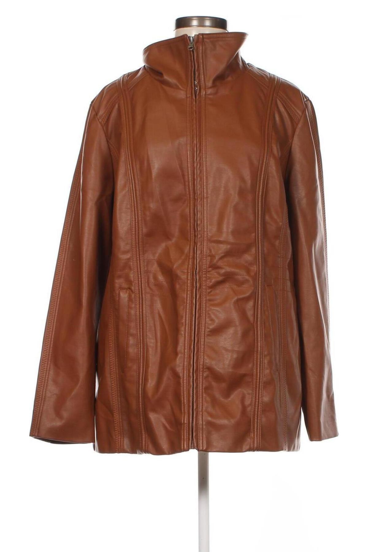 Dámska kožená bunda , Veľkosť XL, Farba Hnedá, Cena  27,78 €