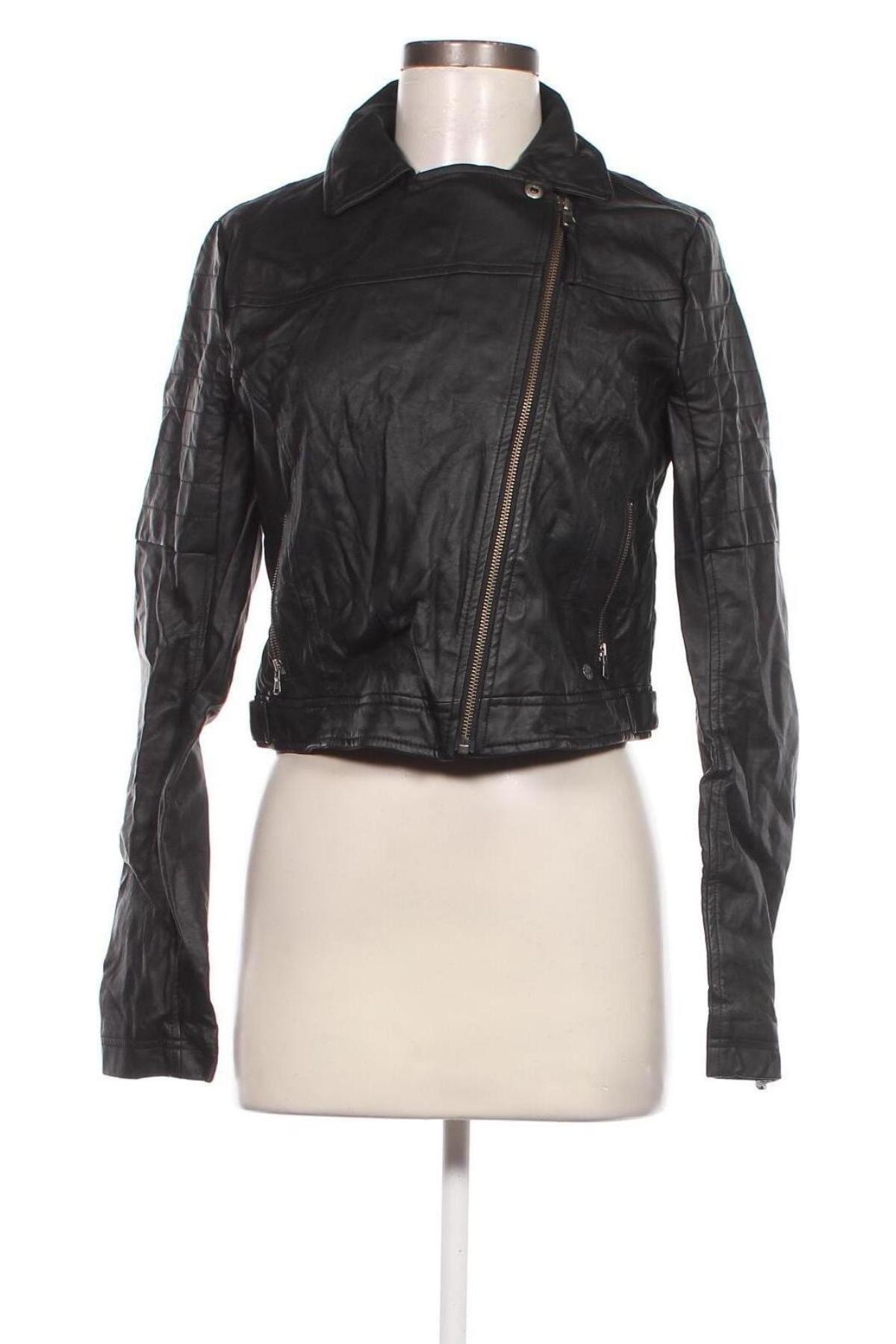Dámska kožená bunda  Adidas Neo, Veľkosť M, Farba Čierna, Cena  19,56 €