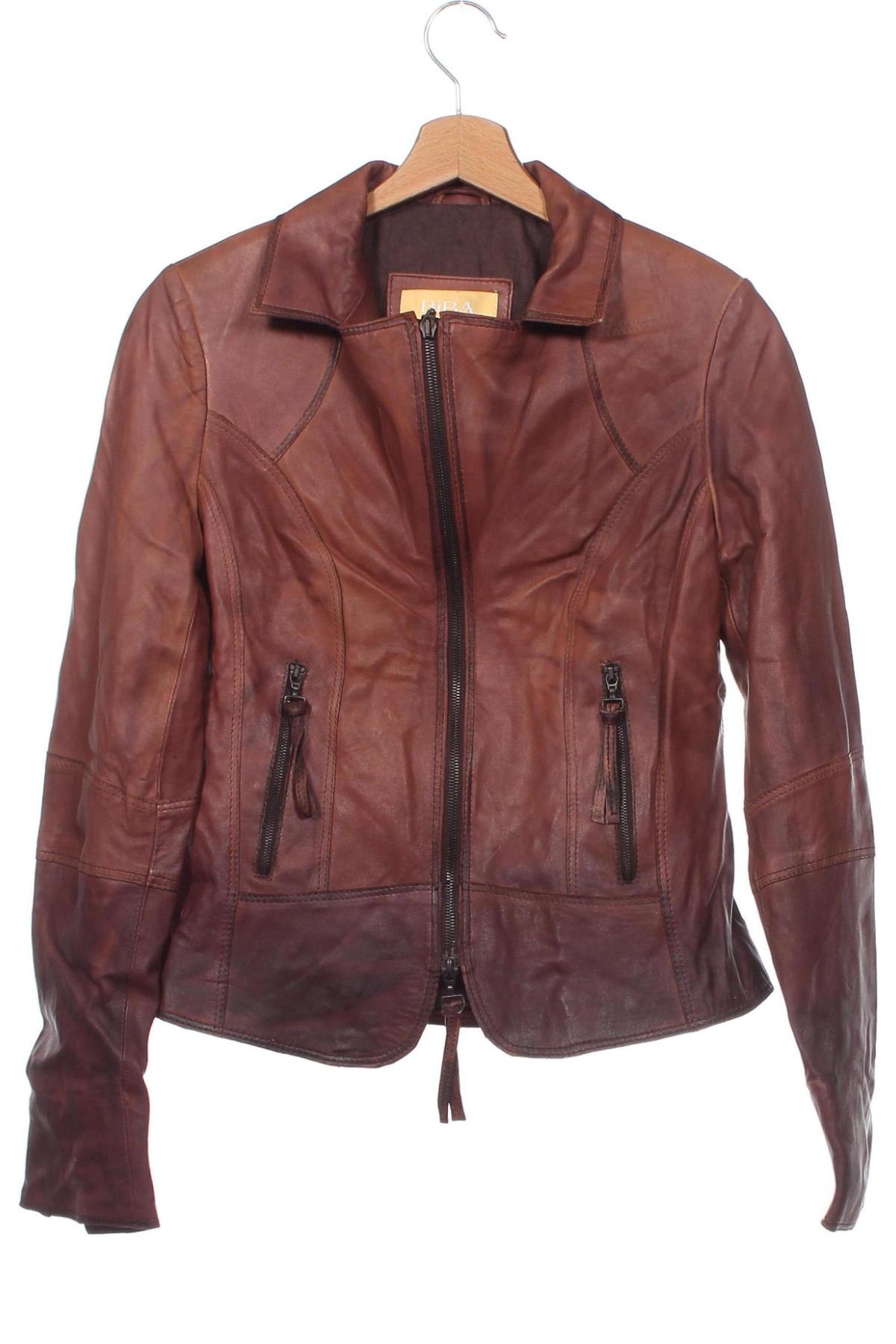 Damen Lederjacke Biba, Größe XS, Farbe Braun, Preis € 55,00