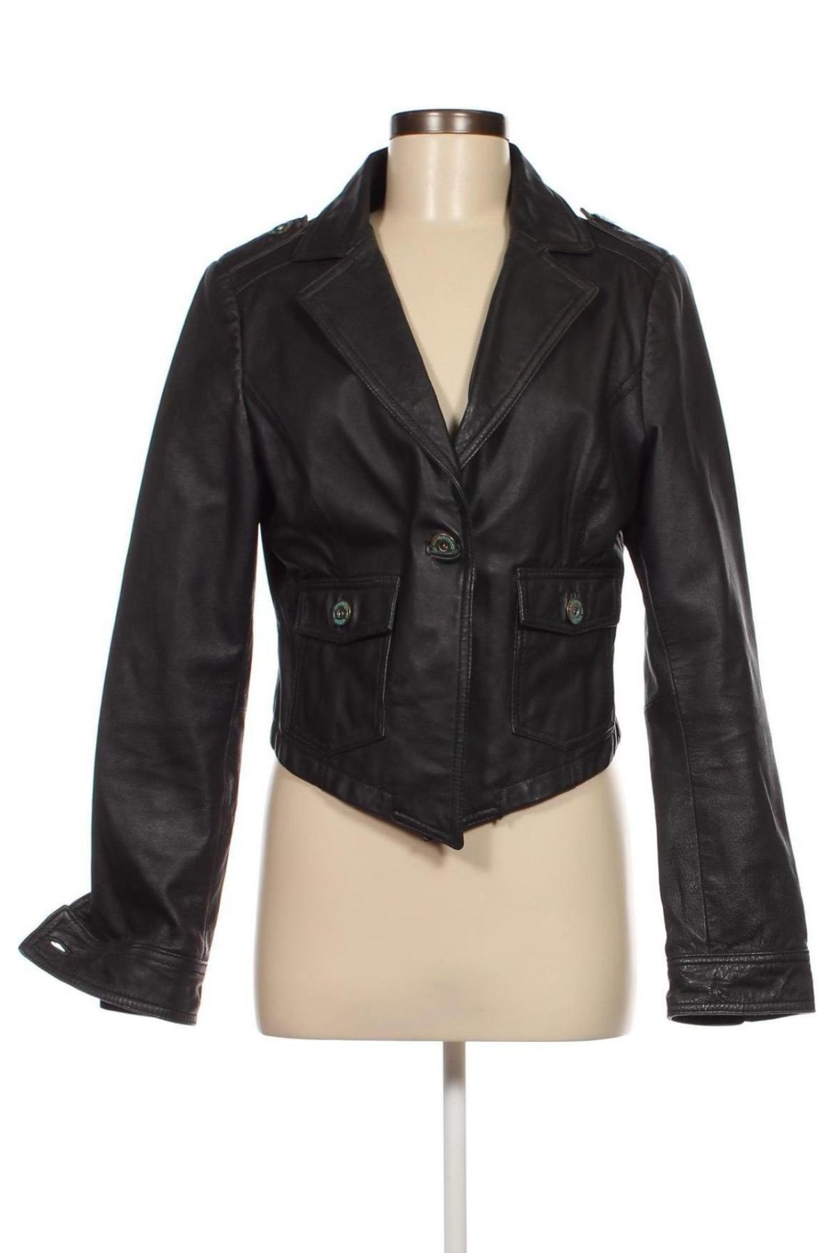 Dámska kožená bunda  Blend She, Veľkosť XL, Farba Čierna, Cena  26,99 €