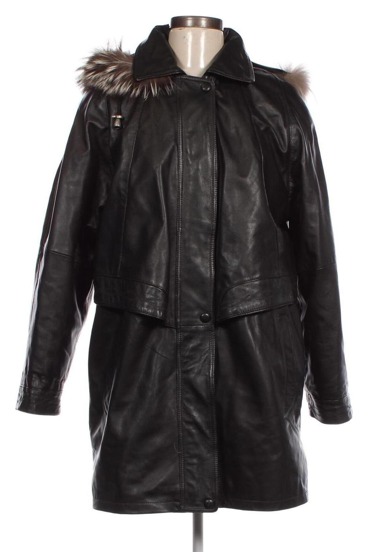 Dámska kožená bunda  Canda, Veľkosť M, Farba Čierna, Cena  27,30 €