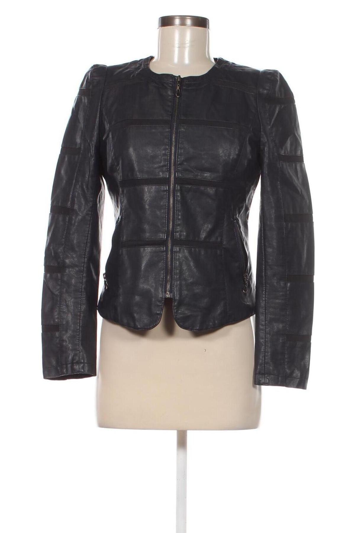 Dámska kožená bunda  Drole De Copine, Veľkosť M, Farba Čierna, Cena  12,50 €