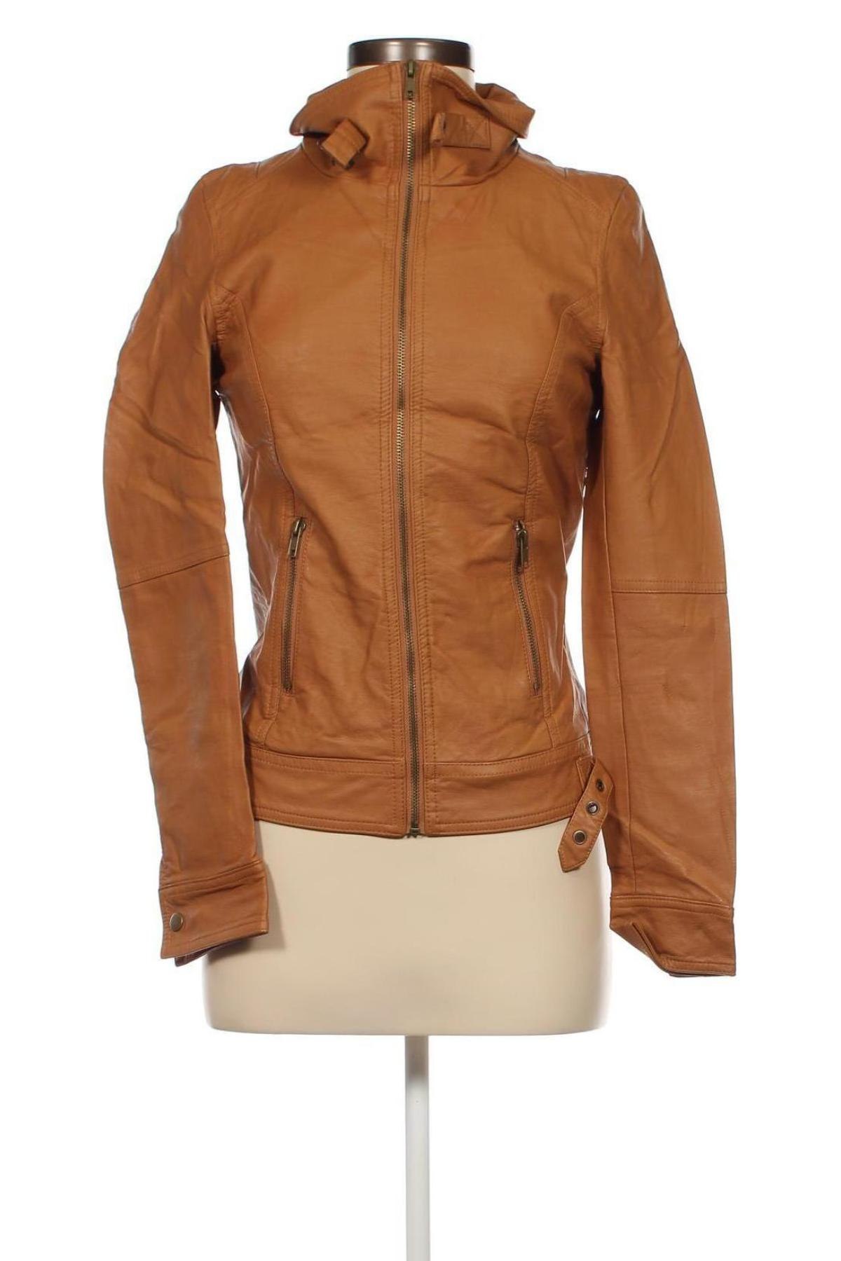 Damen Lederjacke Gate Woman, Größe S, Farbe Braun, Preis 5,00 €