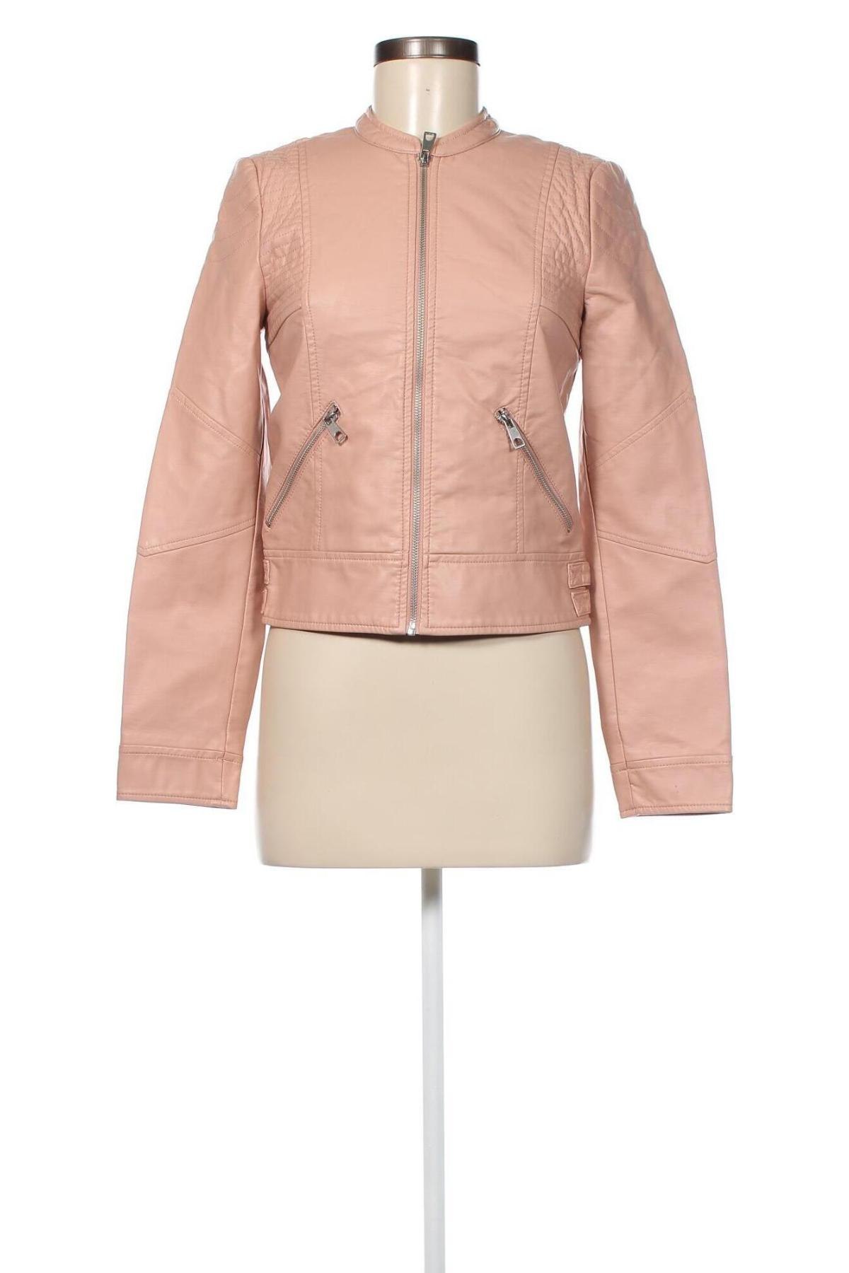 Dámska kožená bunda  Vero Moda, Veľkosť S, Farba Ružová, Cena  23,25 €