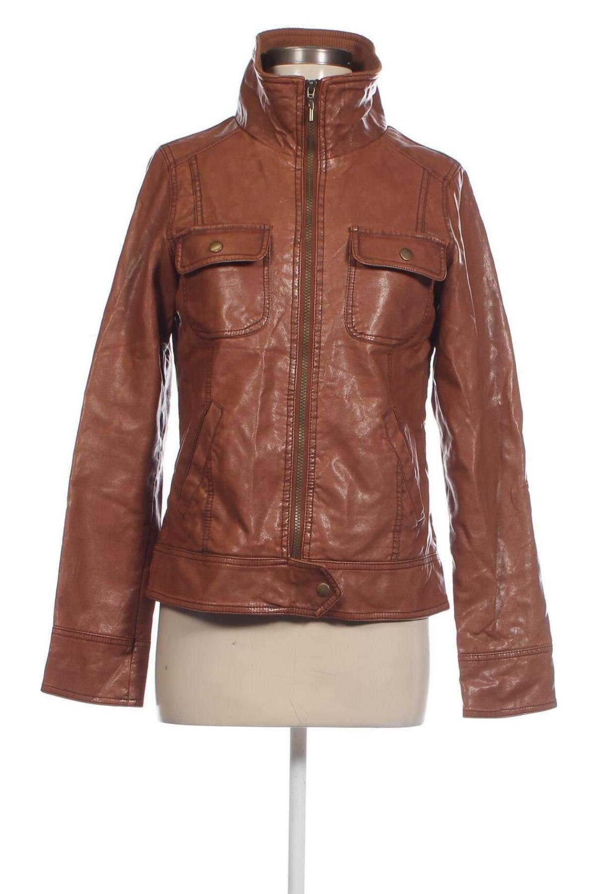 Dámska kožená bunda  X-Mail, Veľkosť S, Farba Hnedá, Cena  15,28 €