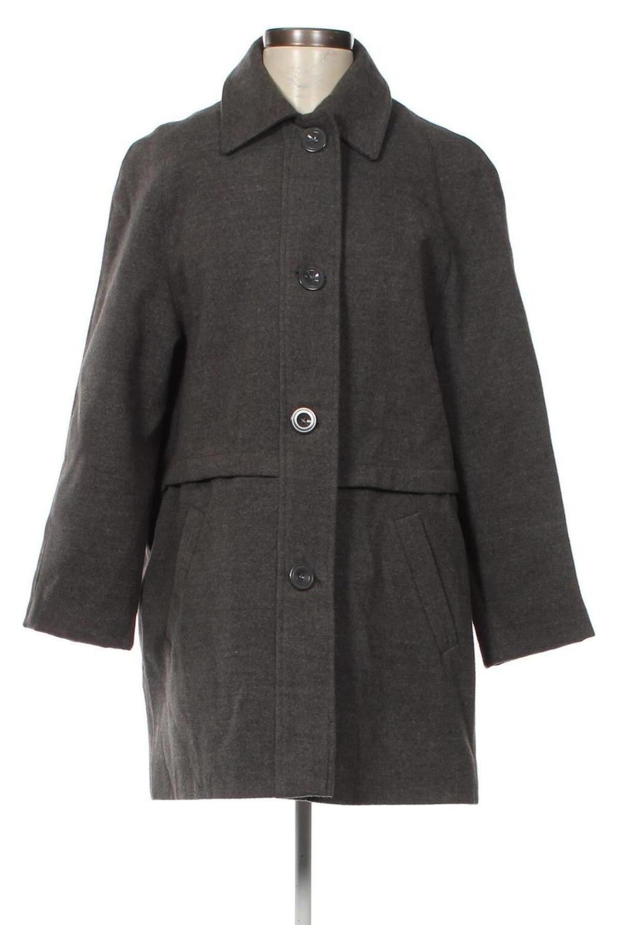 Дамско палто, Размер L, Цвят Сив, Цена 42,80 лв.