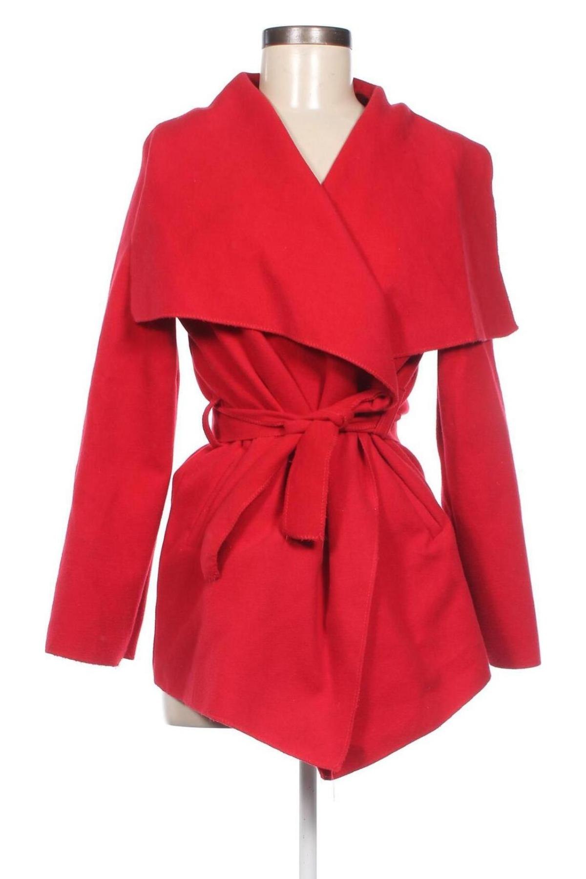 Дамско палто, Размер L, Цвят Червен, Цена 54,57 лв.