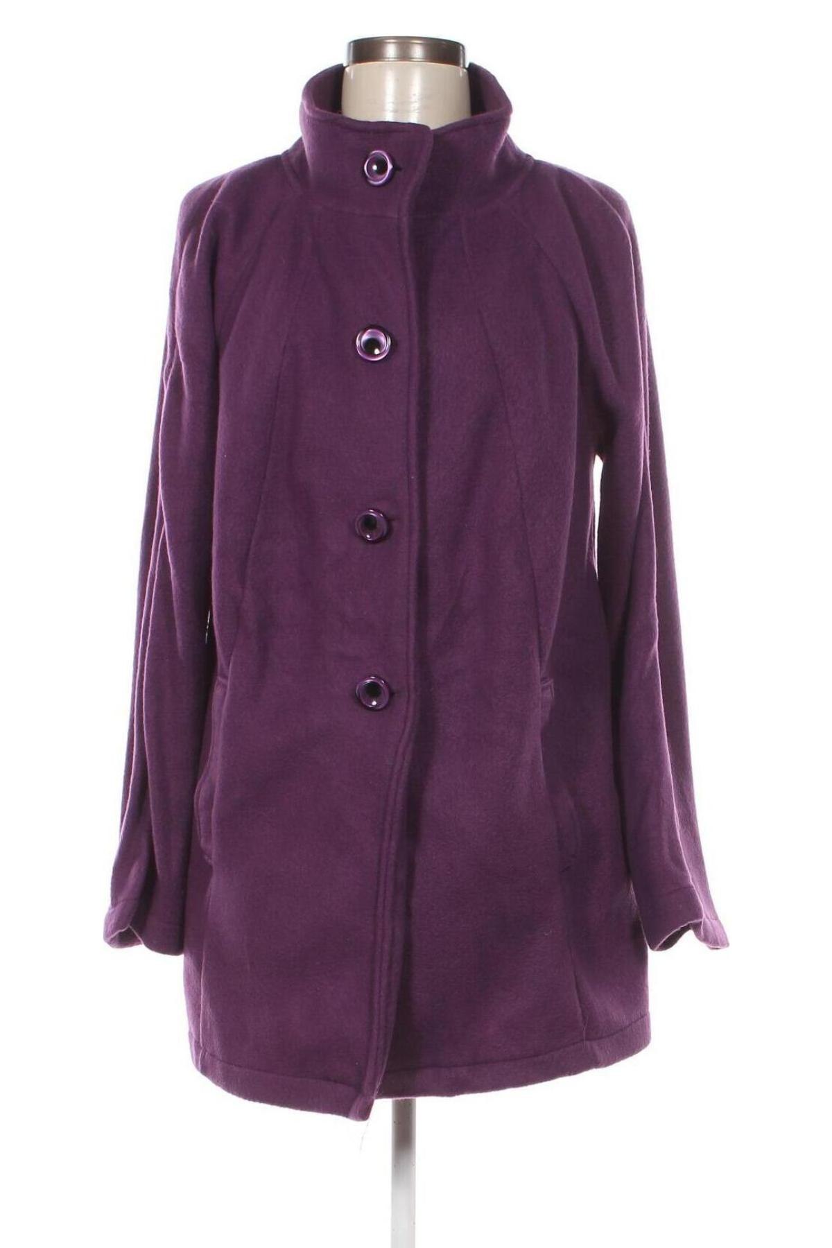 Дамско палто, Размер L, Цвят Лилав, Цена 51,36 лв.