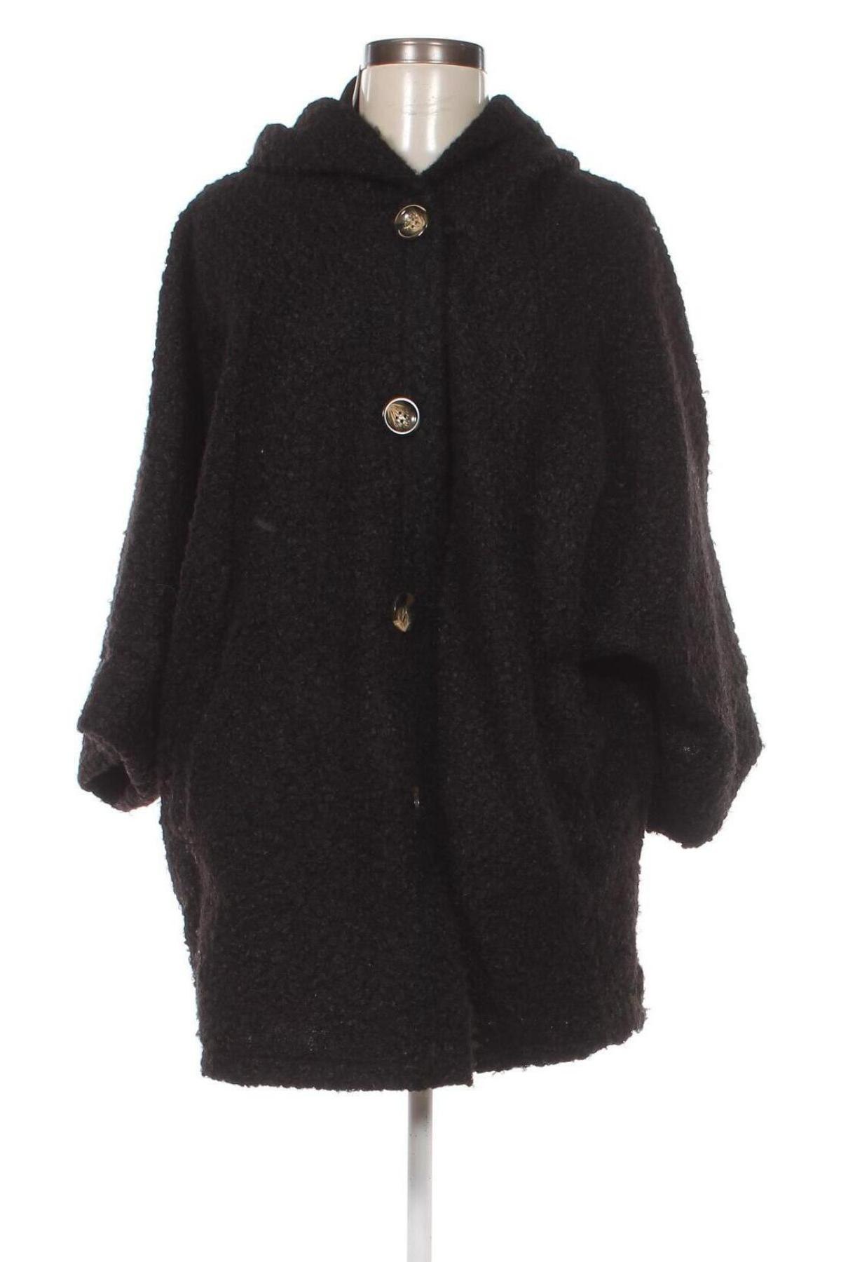 Дамско палто, Размер S, Цвят Черен, Цена 51,36 лв.