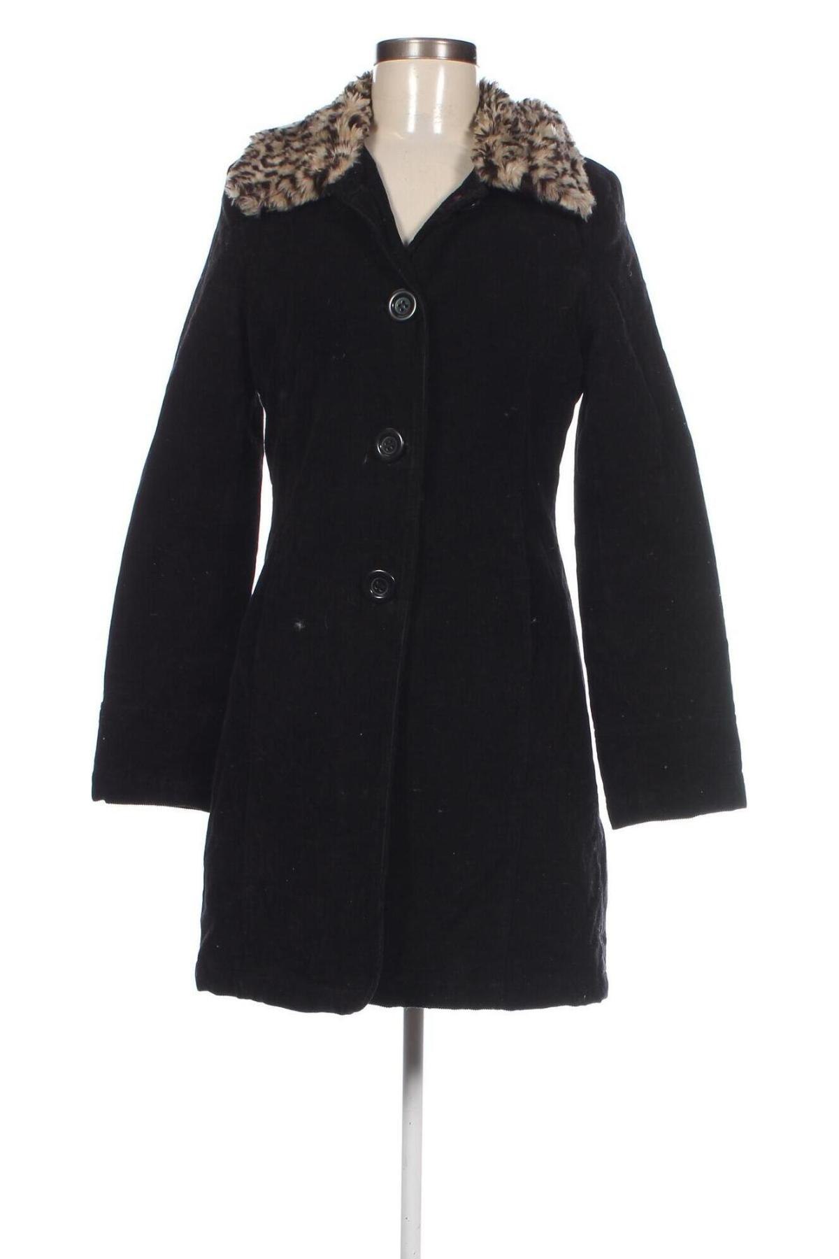 Γυναικείο παλτό, Μέγεθος M, Χρώμα Μαύρο, Τιμή 12,58 €