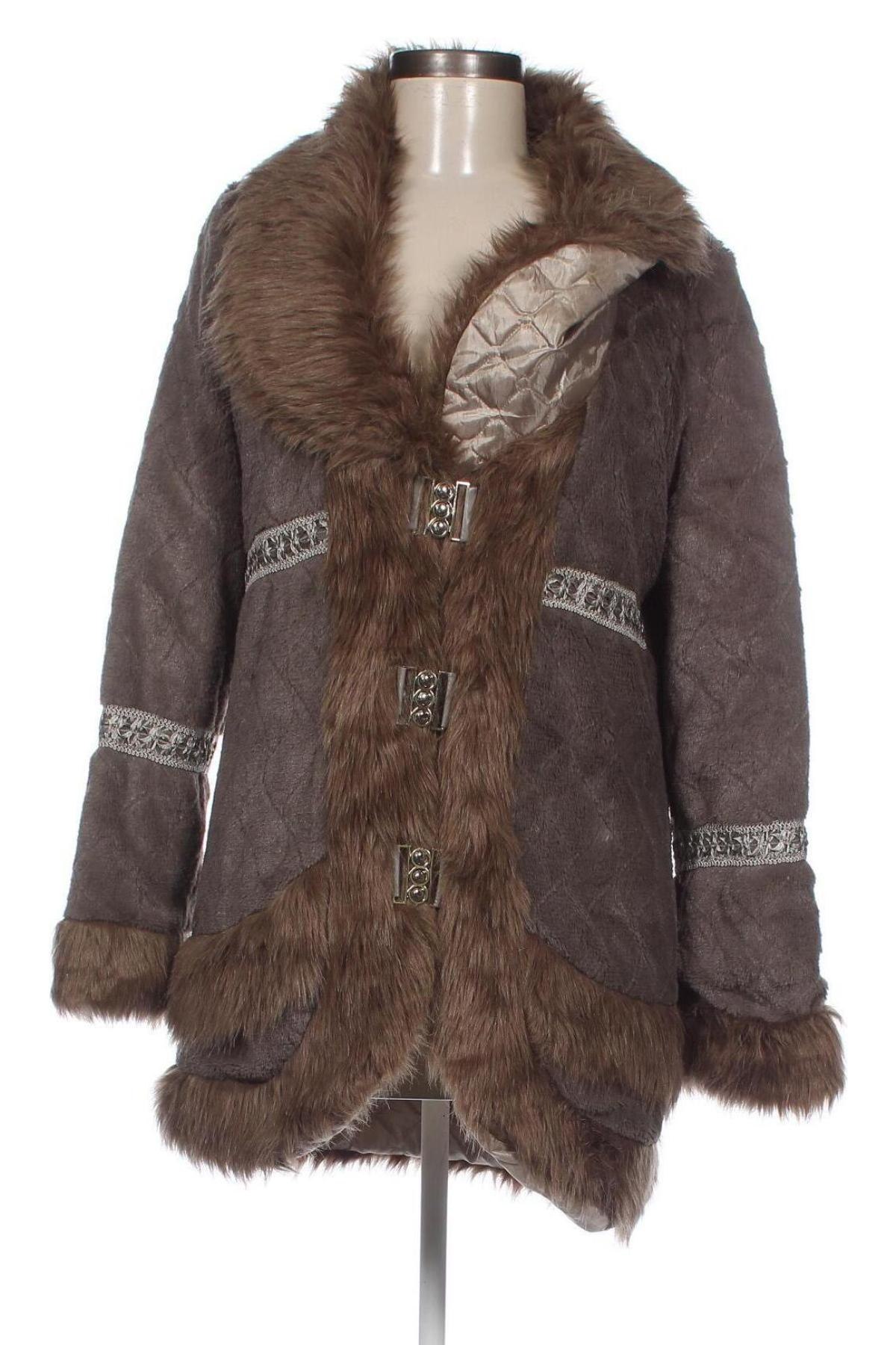 Дамско палто, Размер L, Цвят Бял, Цена 23,54 лв.