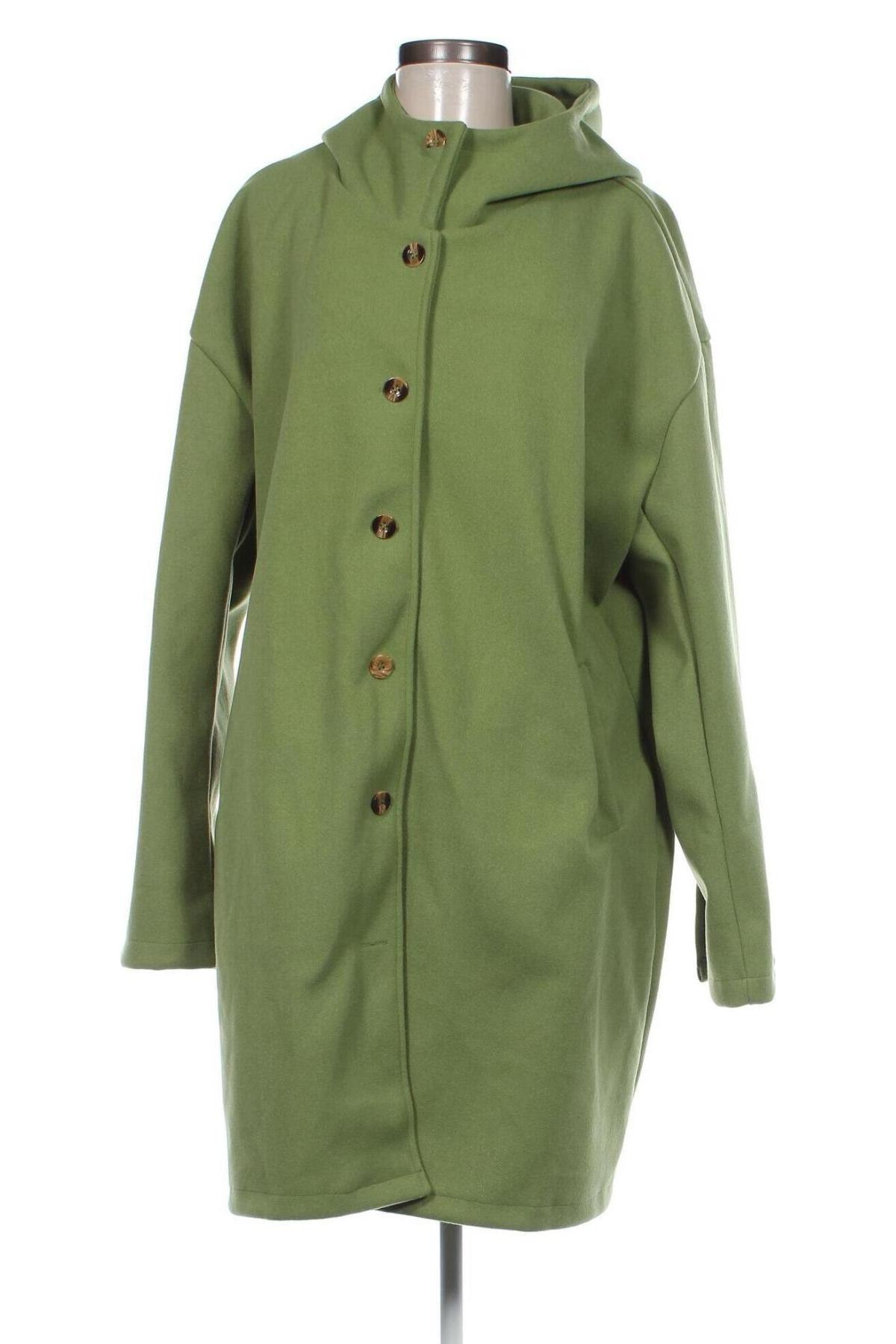 Дамско палто, Размер 3XL, Цвят Зелен, Цена 64,00 лв.