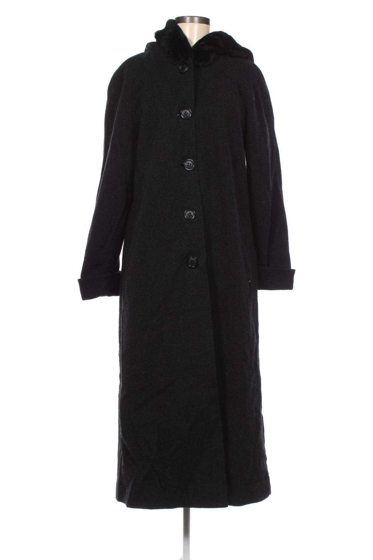 Дамско палто, Размер L, Цвят Сив, Цена 22,47 лв.