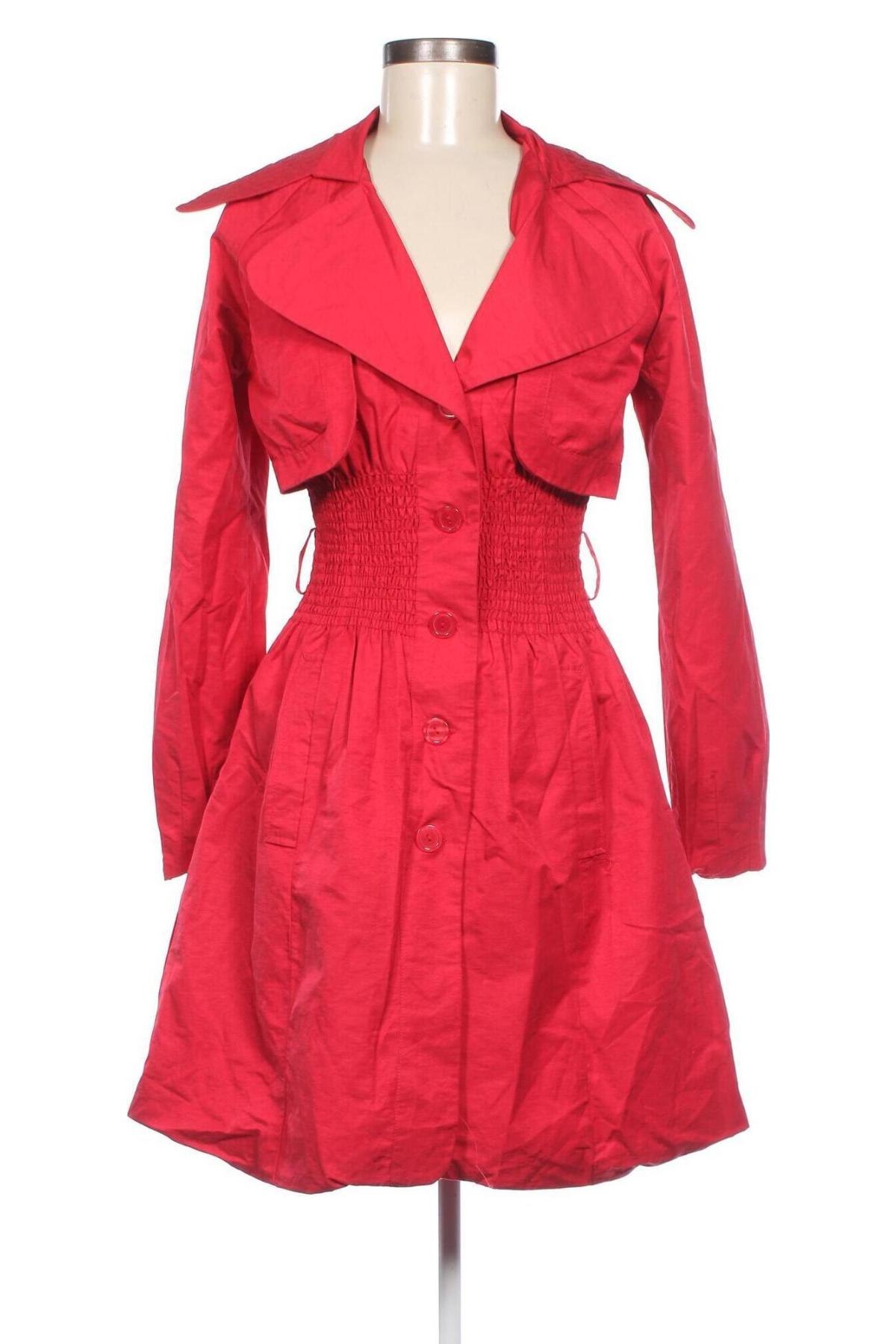 Dámský kabát , Velikost XXS, Barva Červená, Cena  459,00 Kč