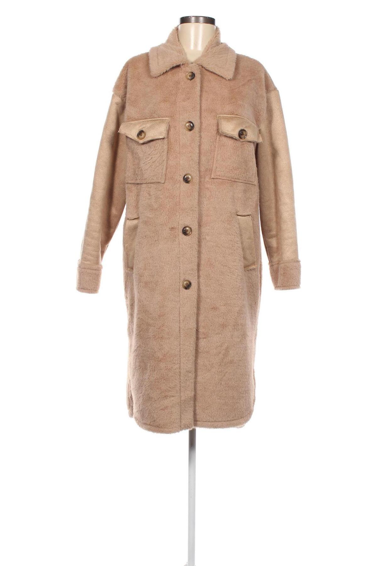 Γυναικείο παλτό, Μέγεθος M, Χρώμα  Μπέζ, Τιμή 18,53 €