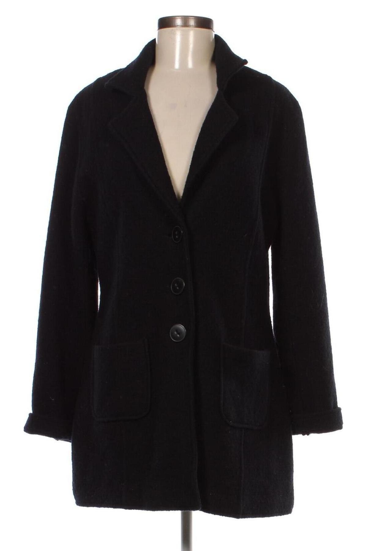 Дамско палто Adagio, Размер L, Цвят Черен, Цена 28,80 лв.