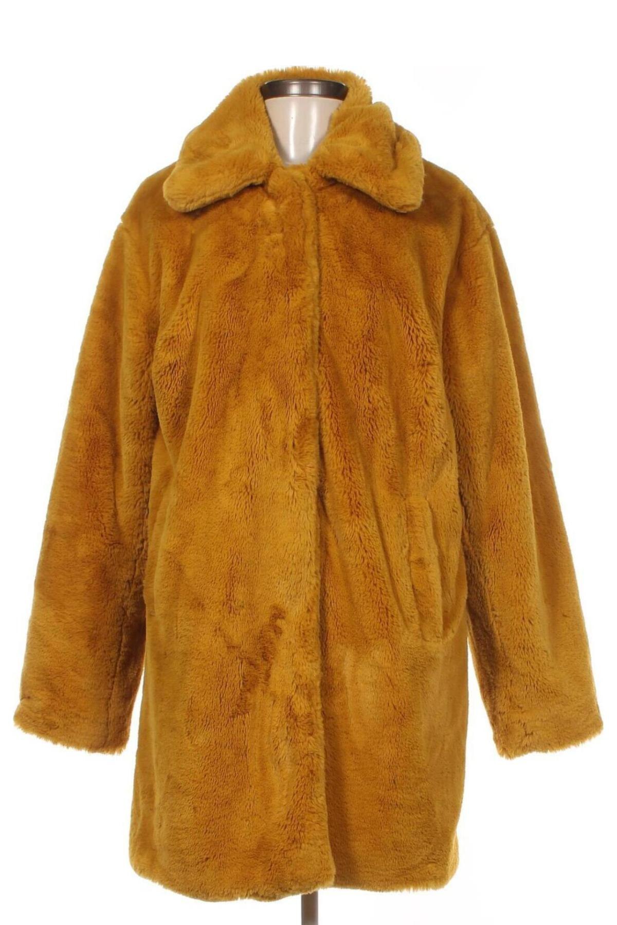 Дамско палто Bpc Bonprix Collection, Размер L, Цвят Жълт, Цена 25,68 лв.