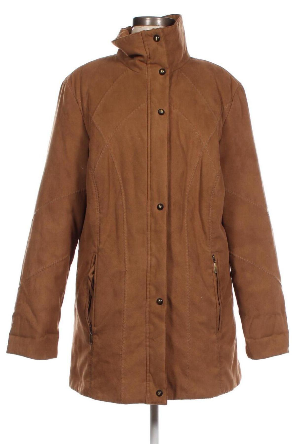 Γυναικείο παλτό Clarina Collection, Μέγεθος XL, Χρώμα Καφέ, Τιμή 29,79 €