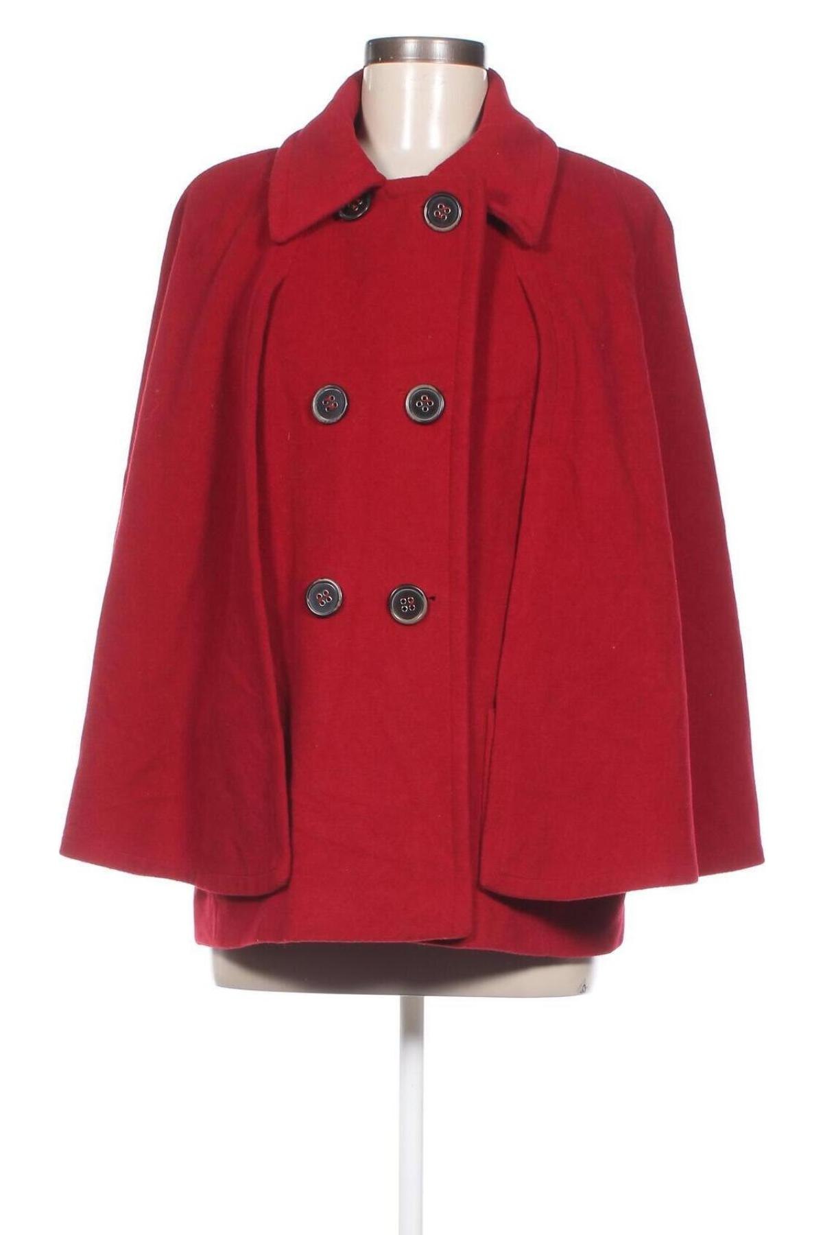 Dámský kabát  Concept UK, Velikost XL, Barva Červená, Cena  870,00 Kč