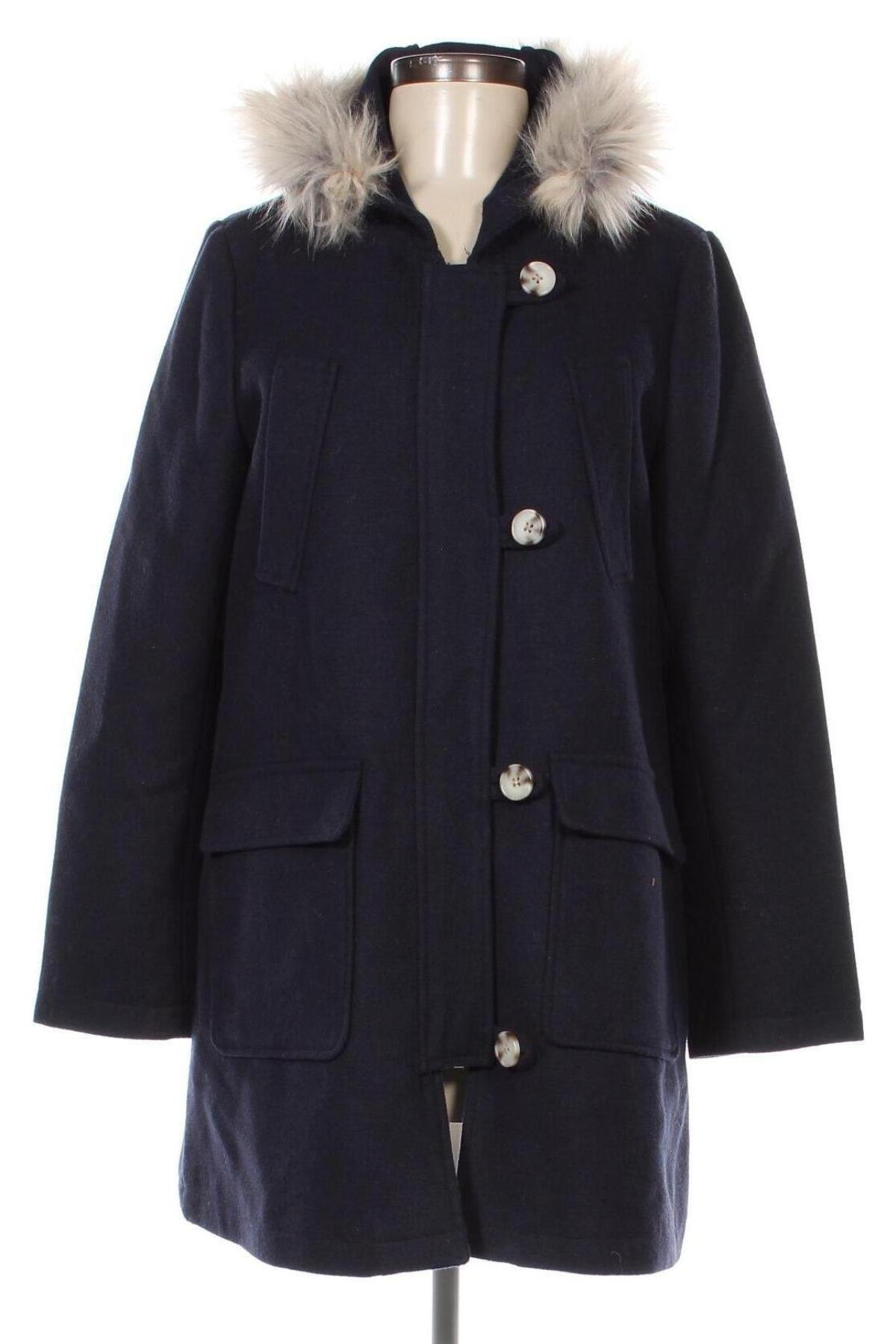 Dámsky kabát  Cortefiel, Veľkosť M, Farba Modrá, Cena  38,73 €