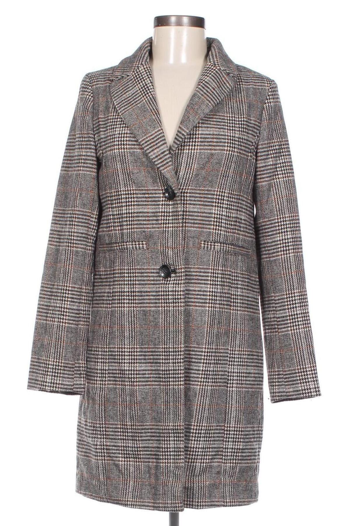 Γυναικείο παλτό Design By Kappahl, Μέγεθος XS, Χρώμα Πολύχρωμο, Τιμή 42,06 €
