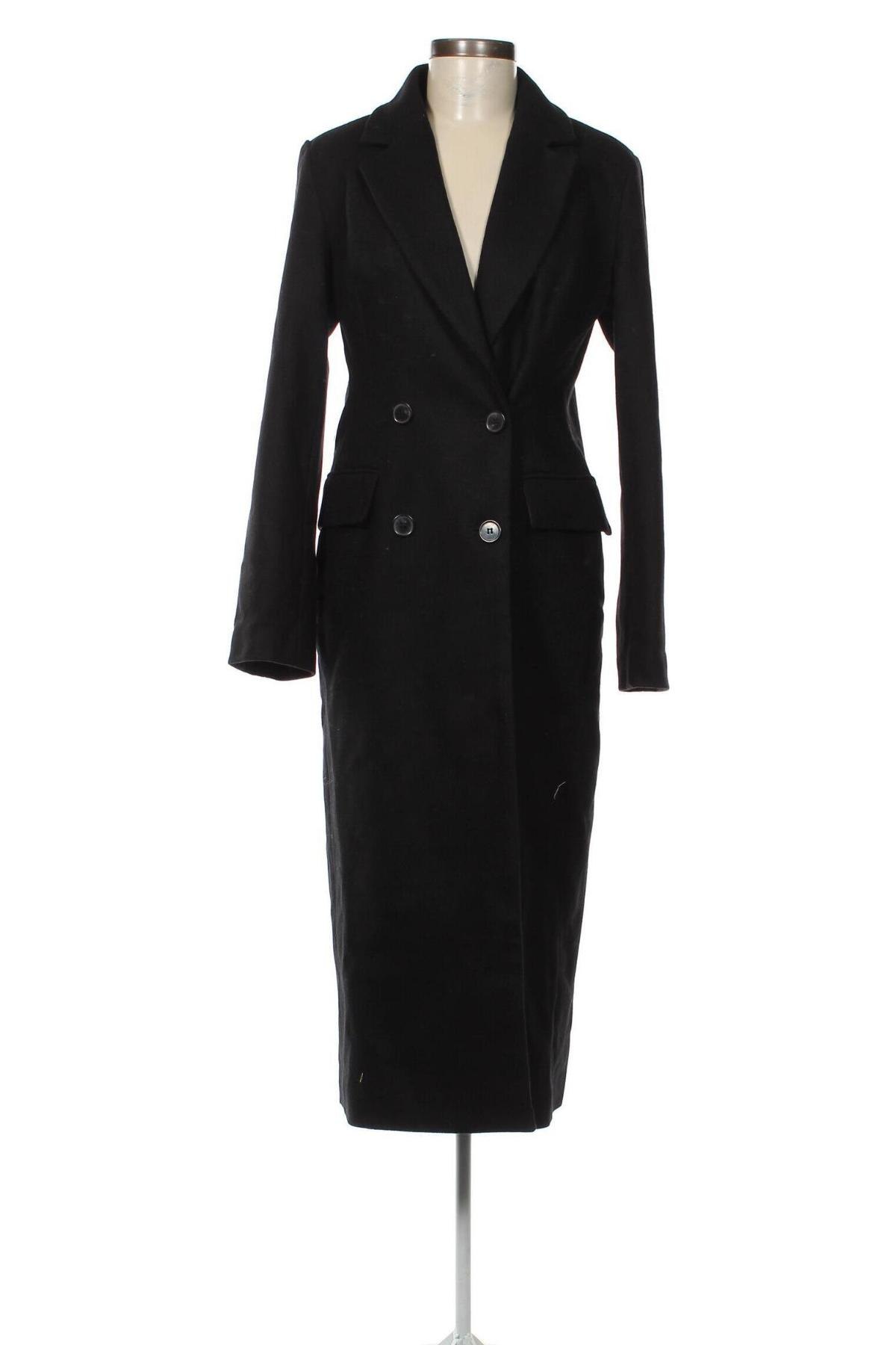 Γυναικείο παλτό Edited, Μέγεθος M, Χρώμα Μαύρο, Τιμή 111,73 €