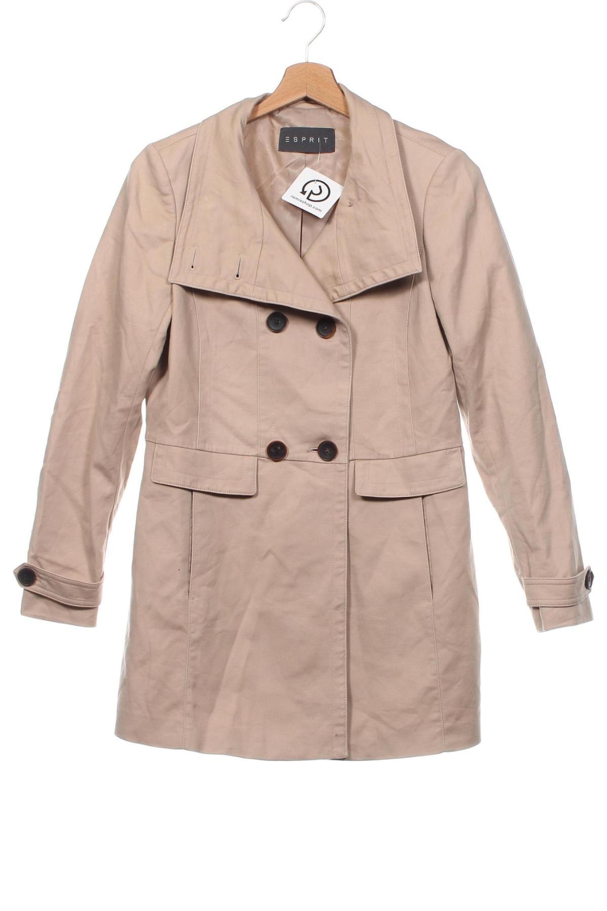 Damenmantel Esprit, Größe XS, Farbe Beige, Preis € 7,79