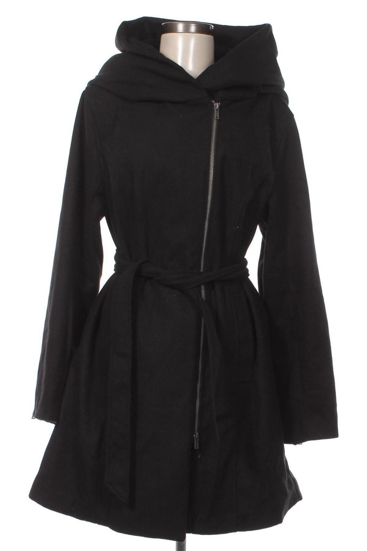 Γυναικείο παλτό Even&Odd, Μέγεθος L, Χρώμα Μαύρο, Τιμή 18,53 €