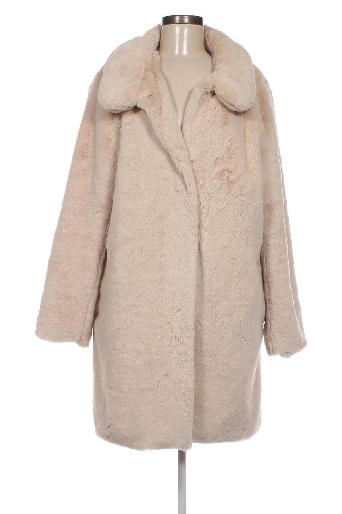 Дамско палто F&F, Размер XXL, Цвят Екрю, Цена 64,21 лв.