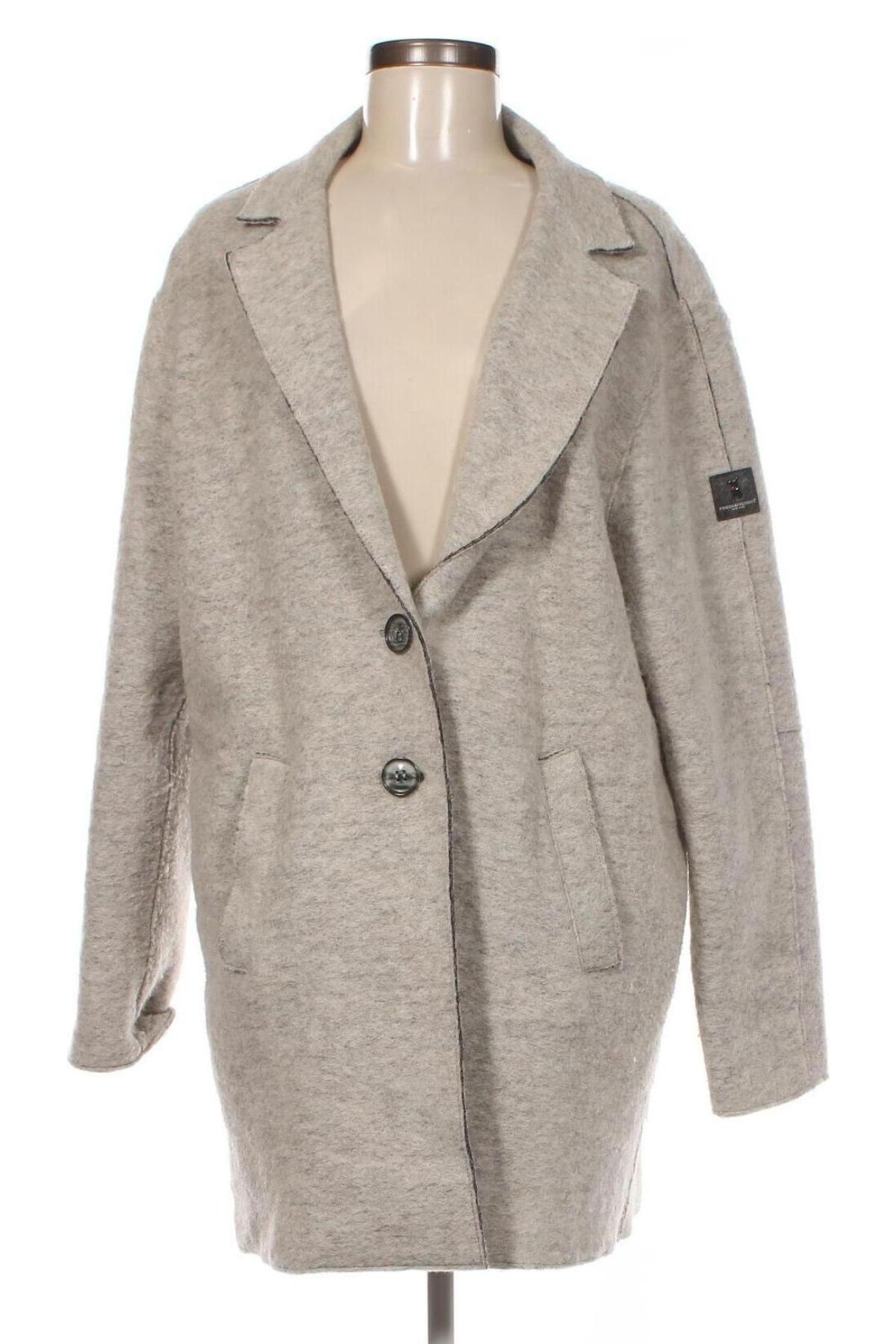 Дамско палто Frieda & Freddies, Размер M, Цвят Сив, Цена 206,55 лв.
