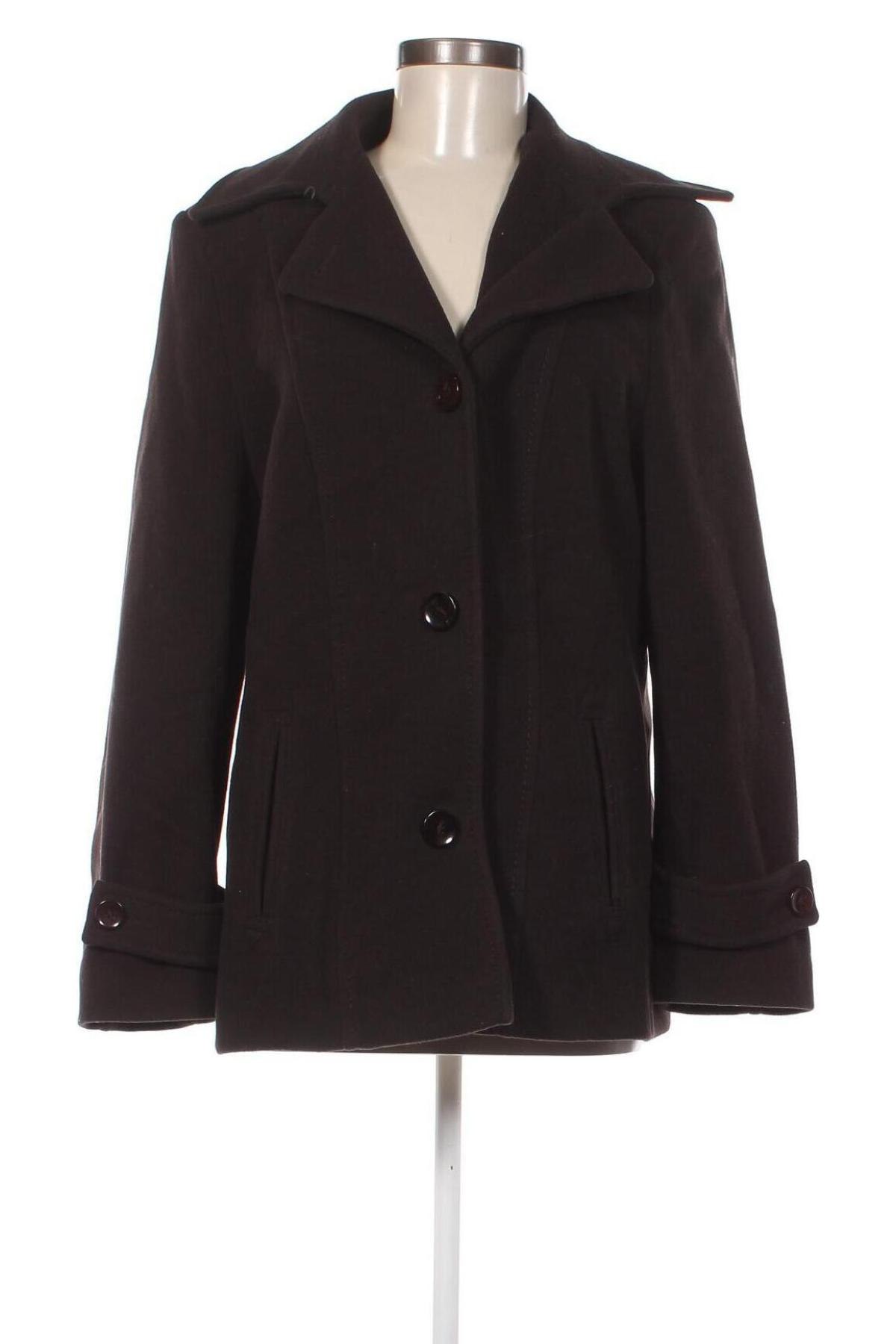 Дамско палто Gerry Weber, Размер L, Цвят Кафяв, Цена 39,50 лв.