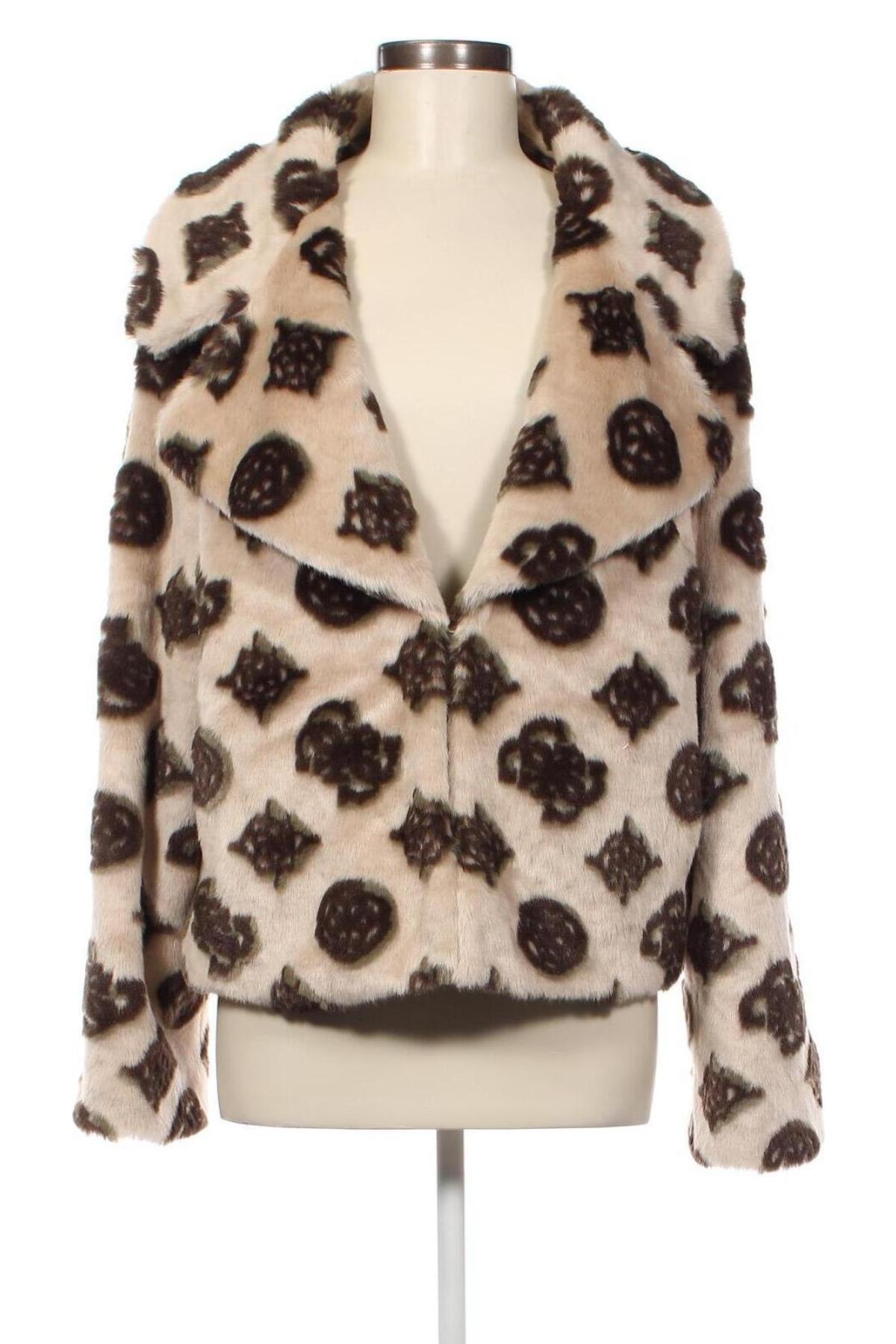 Γυναικείο παλτό Guess, Μέγεθος L, Χρώμα Πολύχρωμο, Τιμή 189,69 €