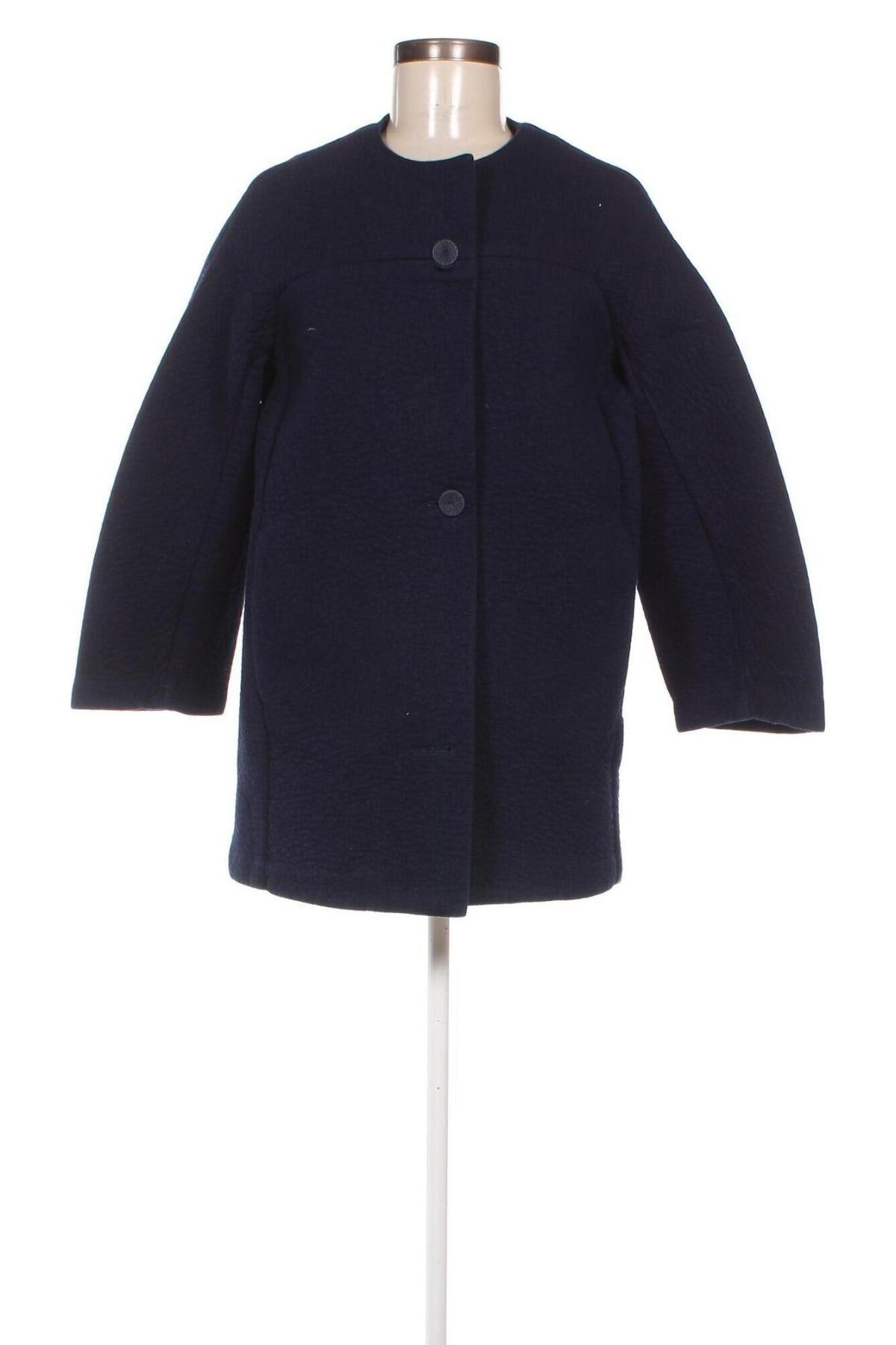 Γυναικείο παλτό Guess, Μέγεθος S, Χρώμα Μπλέ, Τιμή 74,19 €