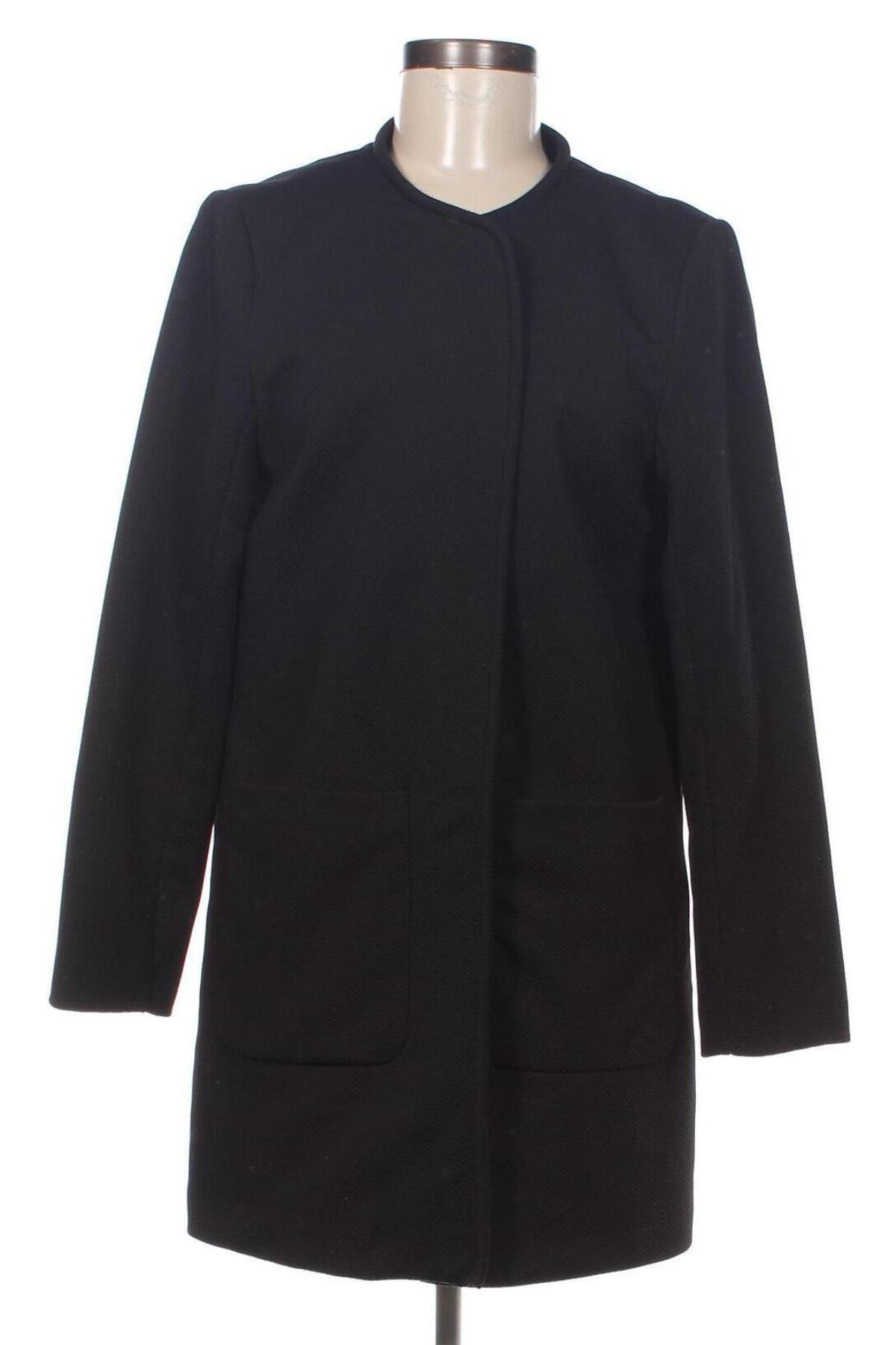 Dámský kabát  H&M, Velikost M, Barva Černá, Cena  173,00 Kč