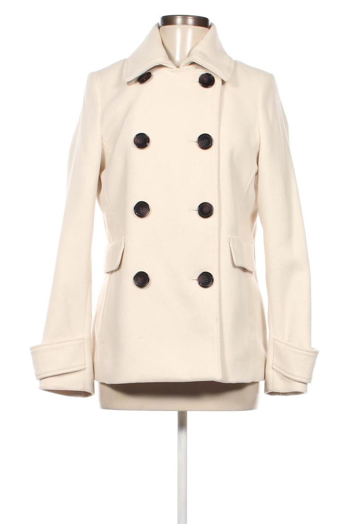 Дамско палто H&M, Размер M, Цвят Бежов, Цена 80,29 лв.
