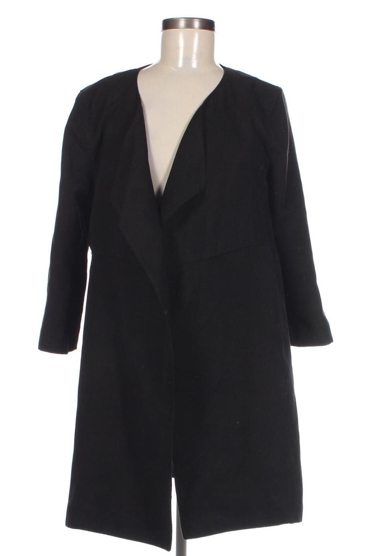 Palton de femei H&M, Mărime S, Culoare Negru, Preț 31,58 Lei